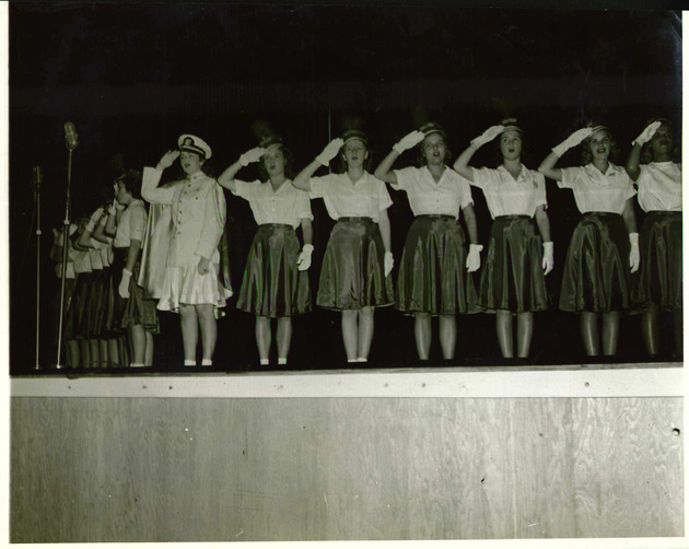 Barry Glee Club entertaining at U.S.Naval Air Station